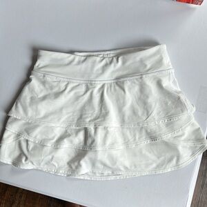 EUC white Athleta Girl tennis skort size M 8-10